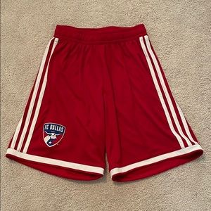 Mens small adidas FC Dallas game shorts